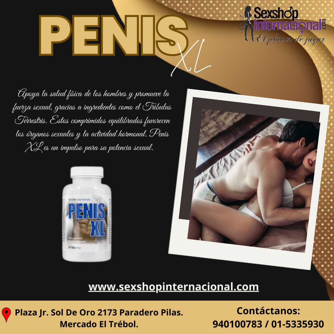 PENIS XL ESTIMULA EL CRECIMIENTO DEL PENE - SEXSHOP PLAZA NORTE.